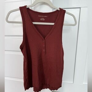 American Eagle Soft Plush Henley Tank Top
Size Small